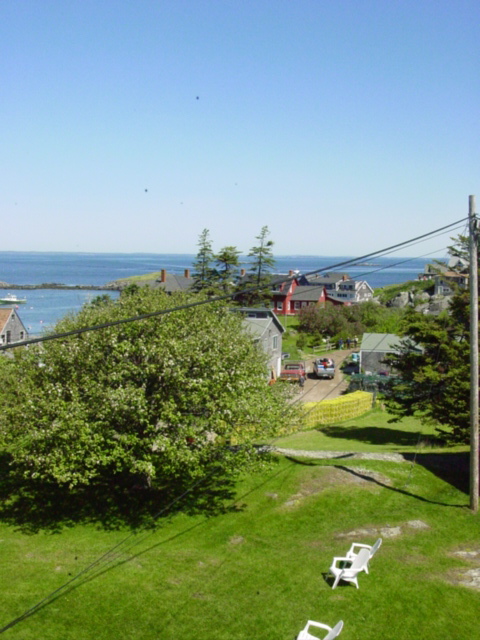 view from monhegan house